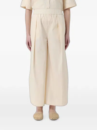 Colmar Pleated Wide-leg Palazzo Pants In Neutral