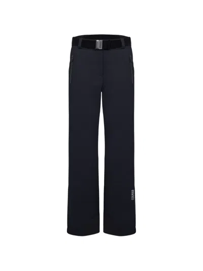 Colmar Prize Belted Logo-print Ski Pants In Blue