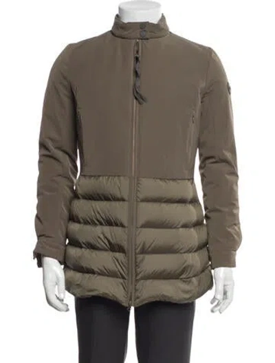 Pre-owned Colmar Puffer Coat In Green