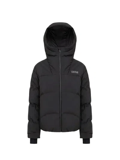 Colmar Puffy Quilted Down Ski Jacket In Black