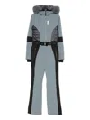 Colmar Quilted Belted Ski Suit In Blue
