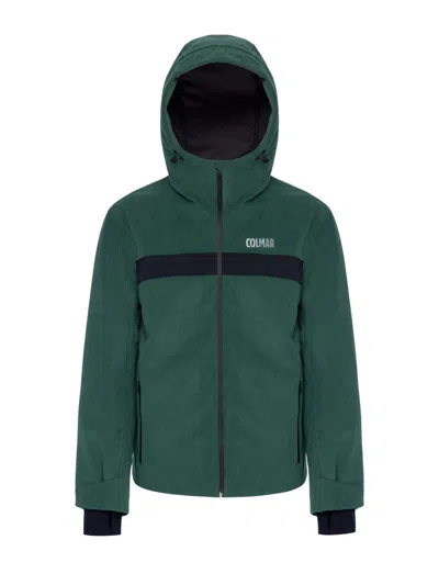 Colmar Quilted Corduroy Jacket In Green