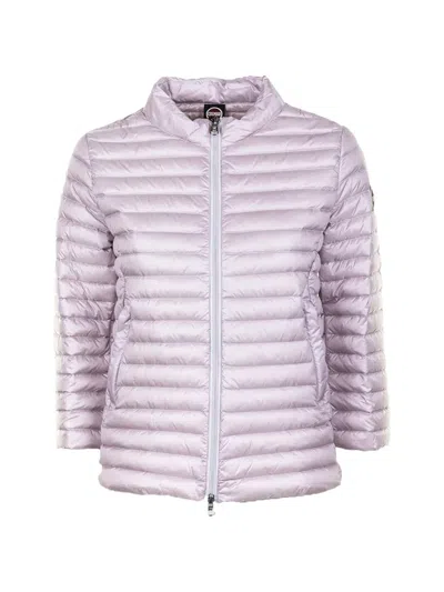 Colmar Quilted-design Jacket In Purple