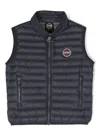 Colmar Logo-patch Quilted Gillet In Blue