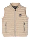 Colmar Kids' Quilted Down Gilet In Beige