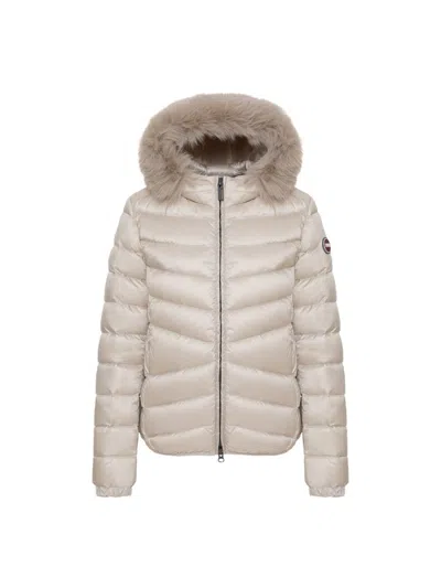 Colmar Quilted Down Jacket In White