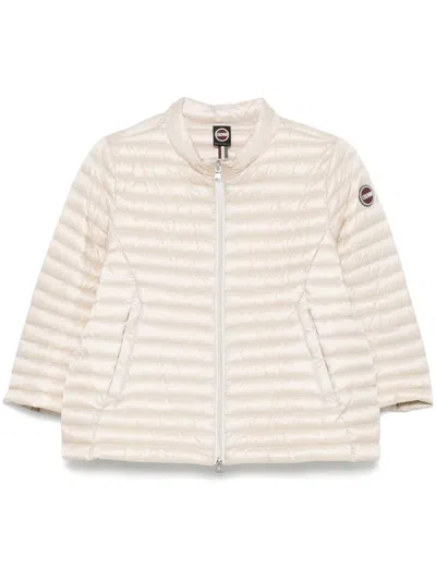 Colmar Quilted Storm Flap Jacket In White