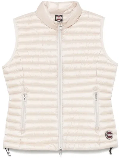 Colmar Quilted Gilet In Neutrals