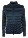 Colmar Quilted High-neck Jacket In Blue