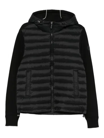 Colmar Quilted Hooded Jacket In Black