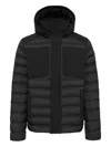 Colmar Down Jacket With Detachable Hood In Black