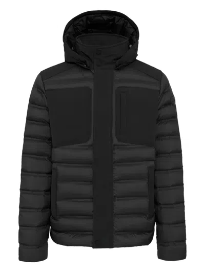 Colmar Down Jacket With Detachable Hood In Black