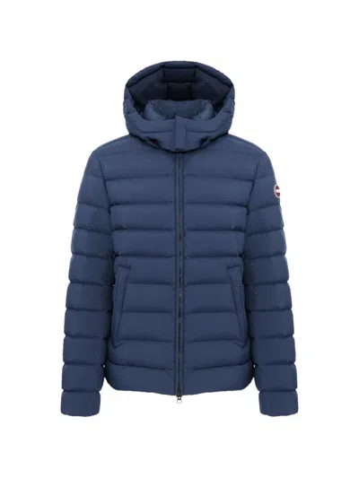Colmar Quilted Hooded Jacket In Blue