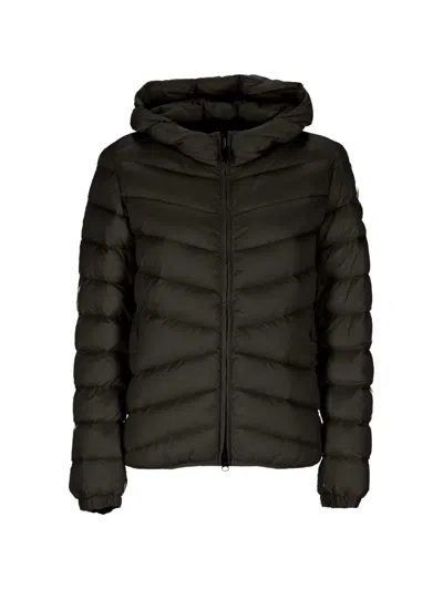 Colmar Quilted Hooded Jacket In Brown