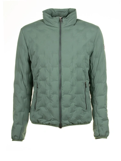 Colmar Quilted Jacket With Padded Collar In Verde