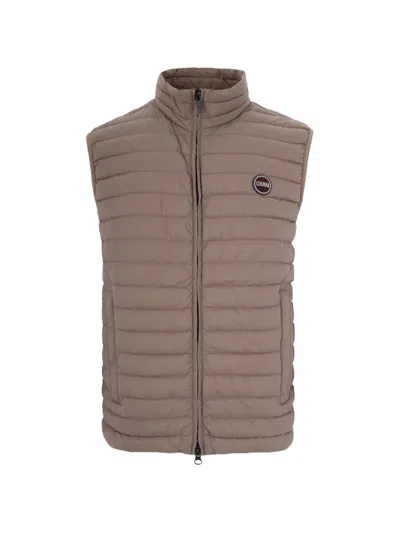 Colmar Quilted Padded Gilet In Neutral