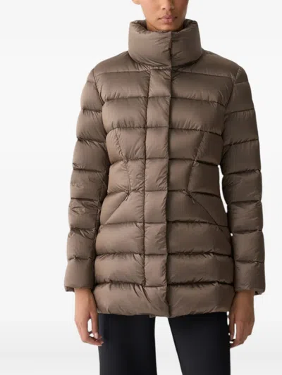 Colmar Quilted Puffer Jacket In Brown