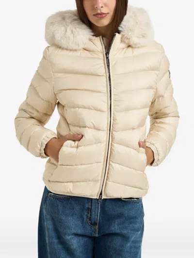 Colmar Quilted Puffer Jacket In Neutral