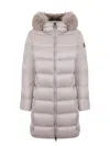 Colmar Quilted Semi-gloss Nylon Down Jacket In Gray