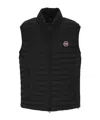 Colmar Quilted Sleeveless Vest In Black