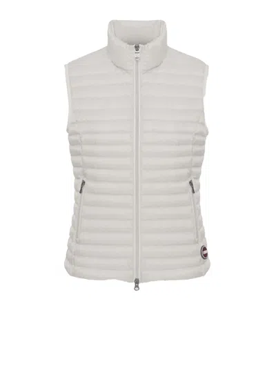 Colmar Quilted Vest White In Neutral