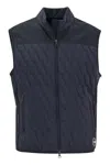 COLMAR COLMAR QUILTED WAISTCOAT WITH SOFTSHELL INSERTS