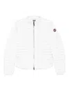 Colmar Quilted Zip-front Jacket In White