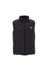 Colmar Lightweight Down Vest With Drawstring In Black