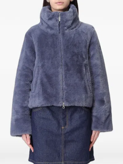 Colmar Reversible Faux-fur Coat In Blue