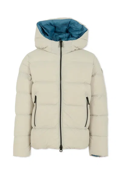 COLMAR REVERSIBLE GREY DOWN JACKET FOR BOY WITH LOGO
