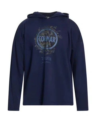 Colmar Revolution Yosuke Aizawa Man Sweatshirt Navy Size L Cotton, Polyester In Blue