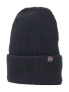 Colmar Ribbed Beanie Hat In Gray