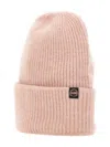 Colmar Ribbed Beanie Hat In Pink