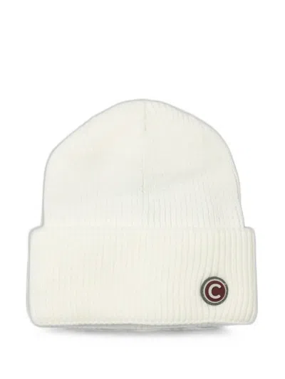 Colmar Ribbed-knit Beanie Hat In White