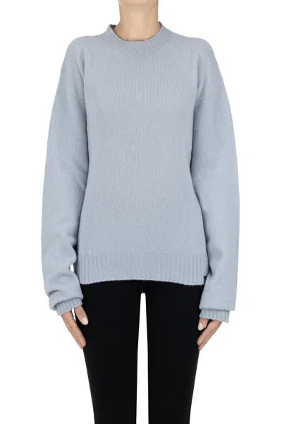 Colmar Rounded Neckline Pullover In Gray