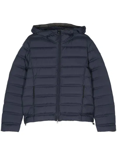 Colmar Quilted Down-filled Jacket With Detachable Hood And Double-zip Closure In Black