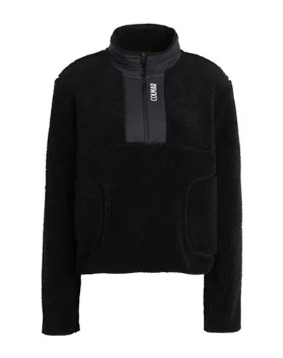 Colmar Sherpa Woman Sweatshirt Black Size L Acrylic, Polyester