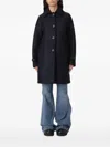 Colmar Single-breasted Wool-blend Coat In Blue