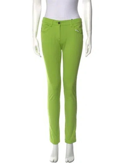 Pre-owned Colmar Skinny Leg Pants In Green