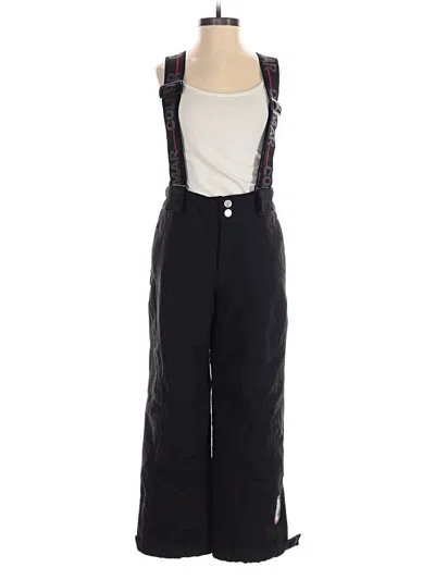 Pre-owned Colmar Snow Pants With Bib In Black