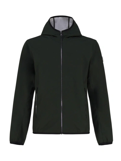 Colmar Softshell Jacket With Hood In Green