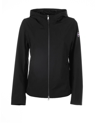 Colmar Softshell Jacket With Hood In Black