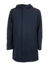 Colmar Parka Softshell With Fixed Hood In Blue