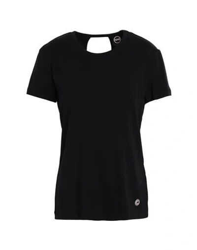 Colmar Sophisticated Woman T-shirt Black Size L Cotton, Modal, Elastane