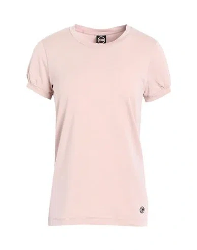 Colmar Sophisticated Woman T-shirt Antique Rose Size L Cotton, Modal, Elastane In Pink