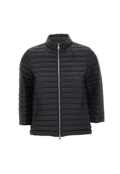 Colmar Stand-up Collar Quilted Padded Jacket In Black