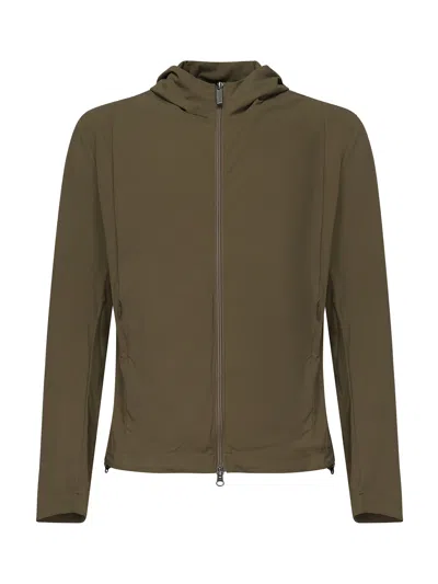 Colmar Stretch Jacket With Hood In Military
