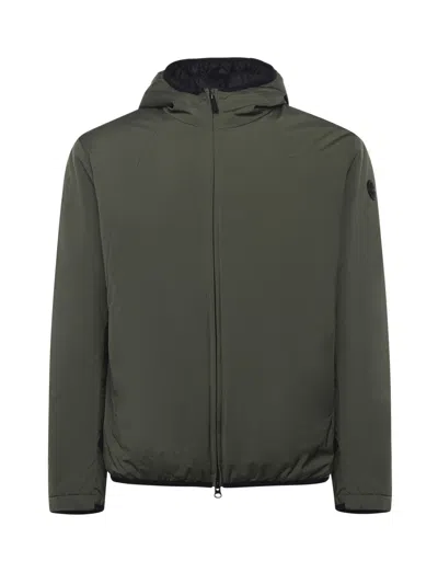 Colmar Stretch Jacket With Logo In Green