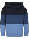 Colmar Blue Sweatshirt For Boy With Logo In Schwarz