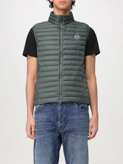 Colmar High-neck Padded Gilet In Green